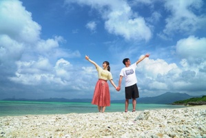 石垣島アドベンチャーフォトKIBOUでは海や花畑、思い出の場所など、さまざまな石垣島のフォトスポットで撮影ができます。